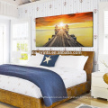 Impresión digital de la foto de la salida del sol en lona Arte de la pared de la lona del paisaje del mar para la decoración